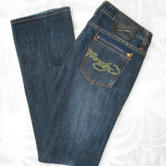 Ed Hardy Denim - ED HARDY WOMEN'S JEANS  by CHRISTIAN AUDIGIER